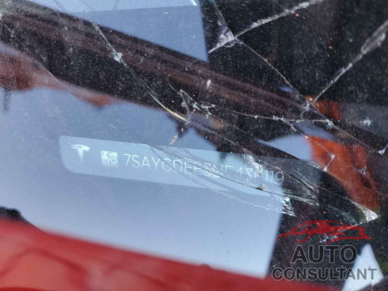 TESLA MODEL Y 2022 - 7SAYGDEE3NF436119