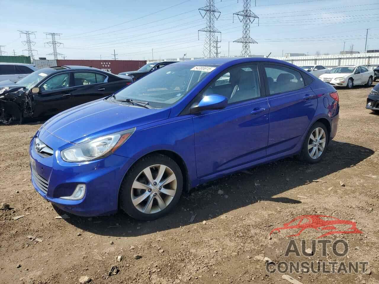 HYUNDAI ACCENT 2013 - KMHCU4AE6DU418544