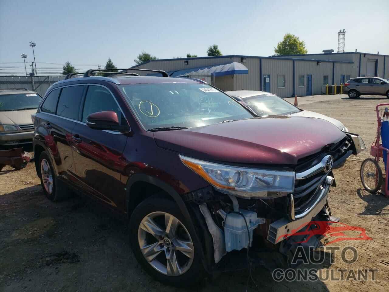 TOYOTA HIGHLANDER 2016 - 5TDDKRFH7GS235953