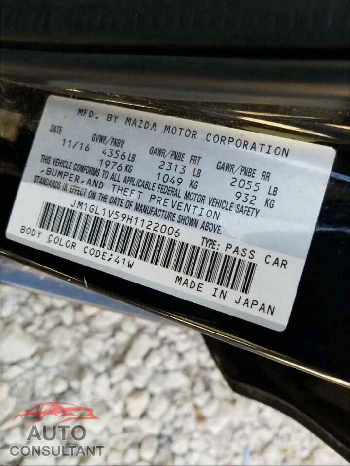 MAZDA 6 2017 - JM1GL1V59H1122006