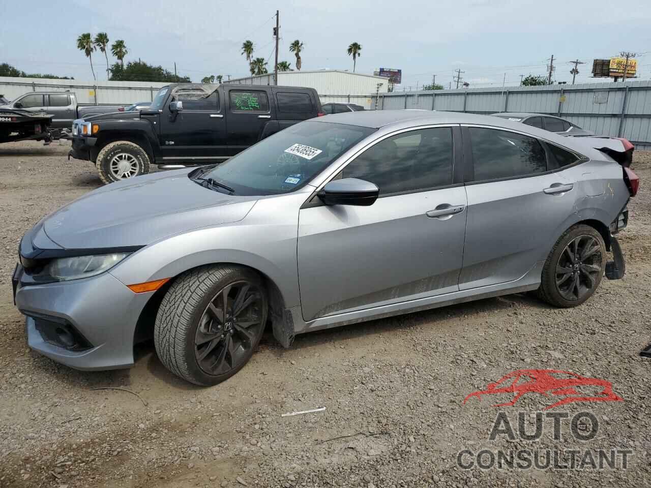 HONDA CIVIC 2019 - 2HGFC2F82KH598599