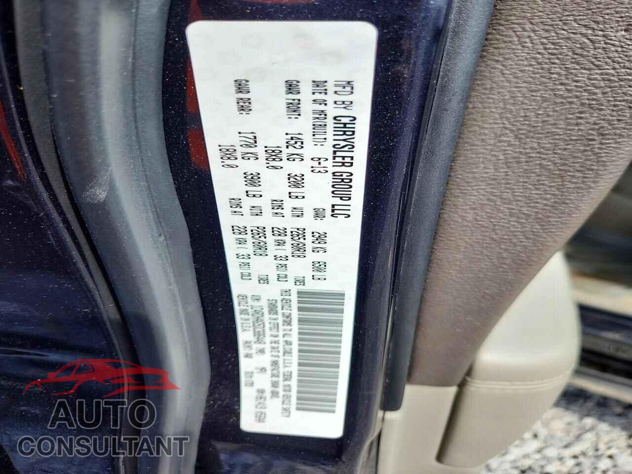 DODGE DURANGO 2013 - 1C4RDHAG5DC686448