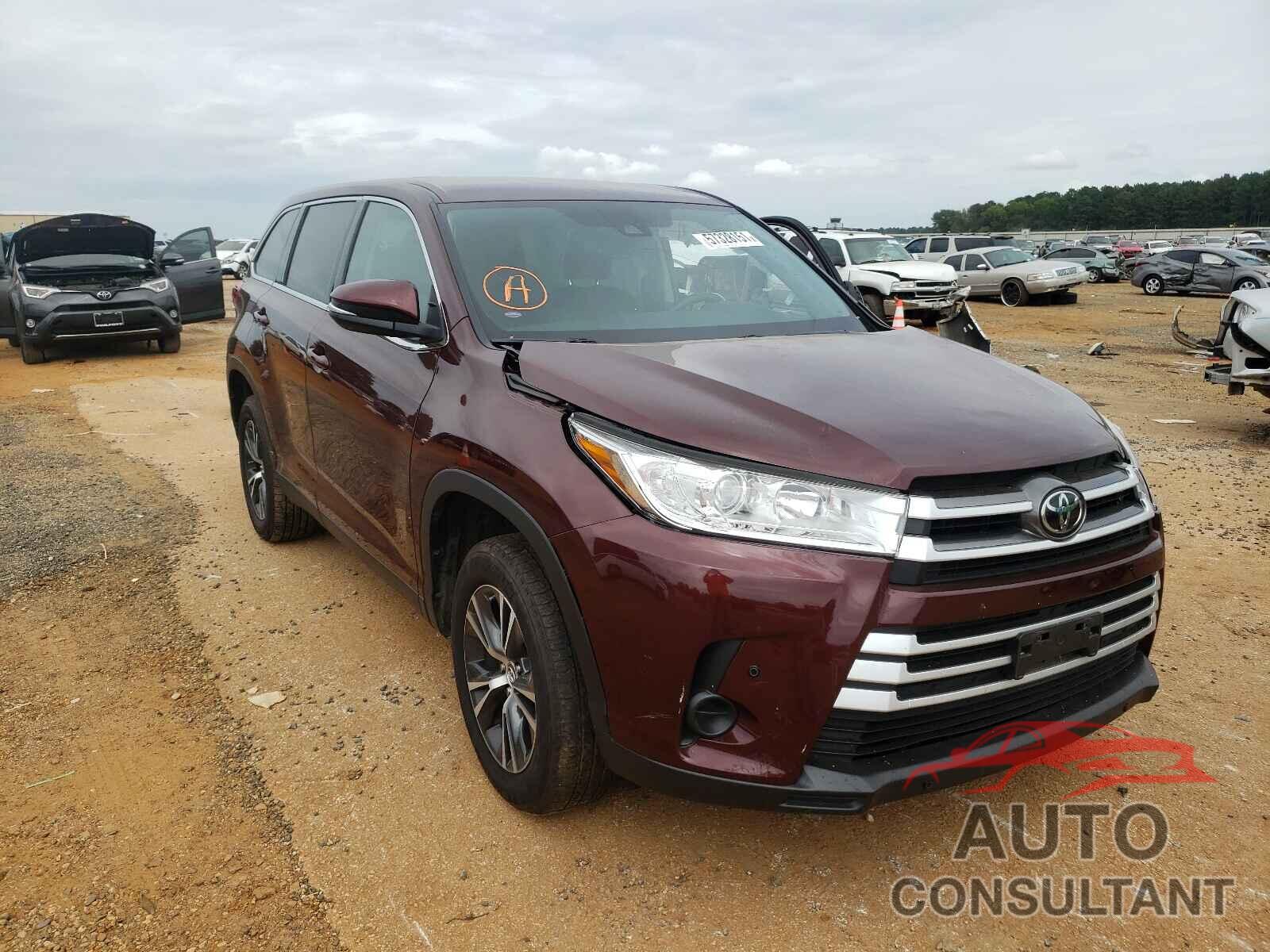 TOYOTA HIGHLANDER 2019 - 5TDZZRFH0KS355751