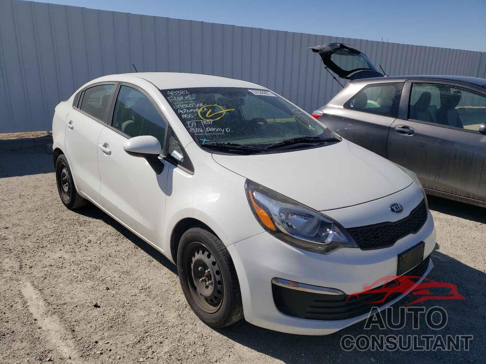 KIA RIO 2017 - KNADM4A39H6038256