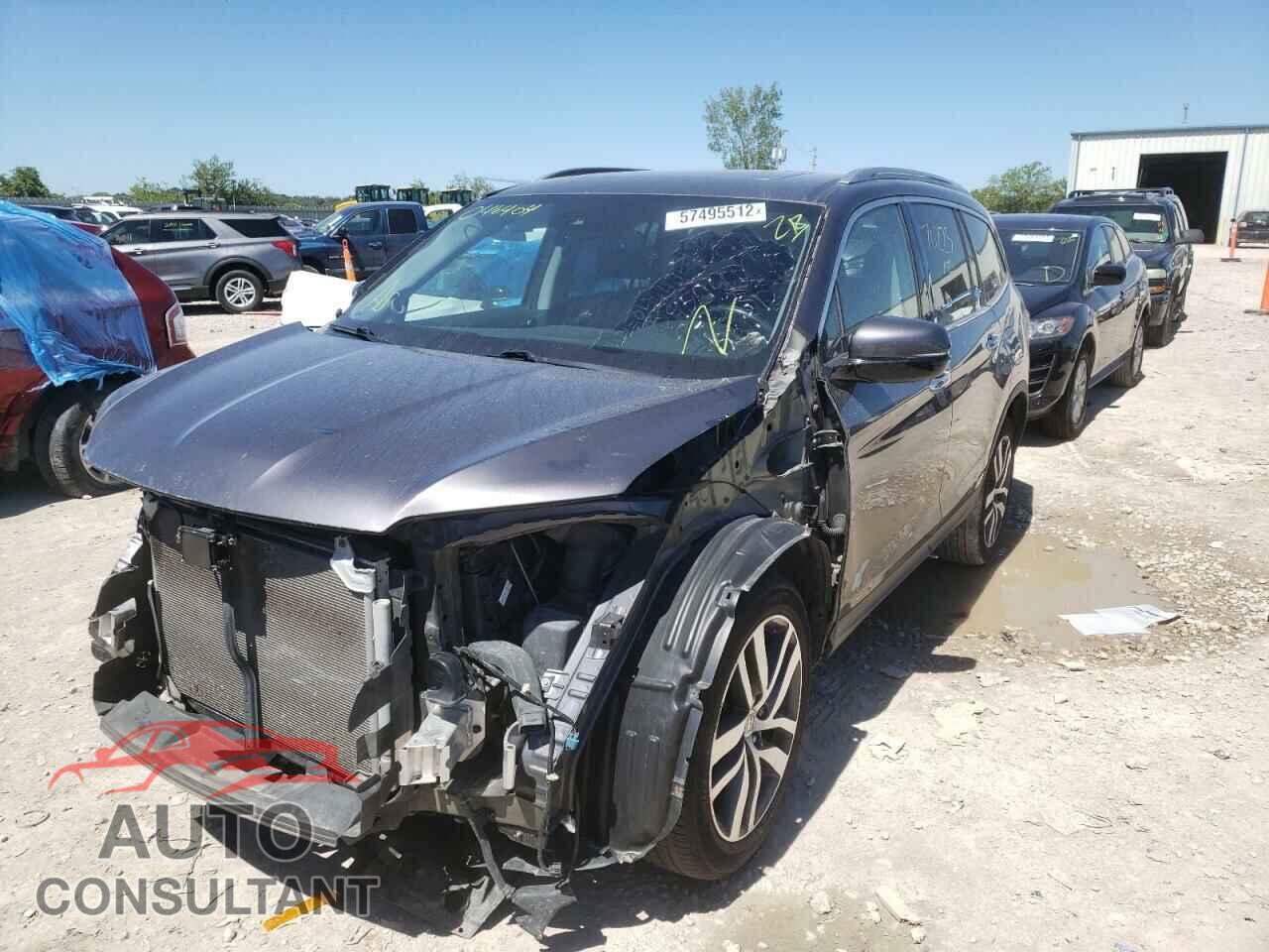 HONDA PILOT 2017 - 5FNYF6H02HB046404