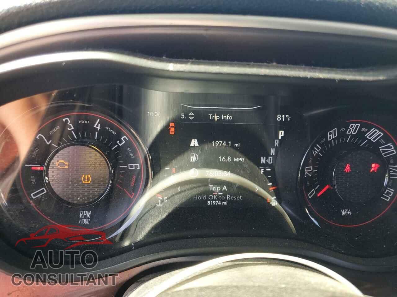 DODGE CHALLENGER 2019 - 2C3CDZAG5KH652326