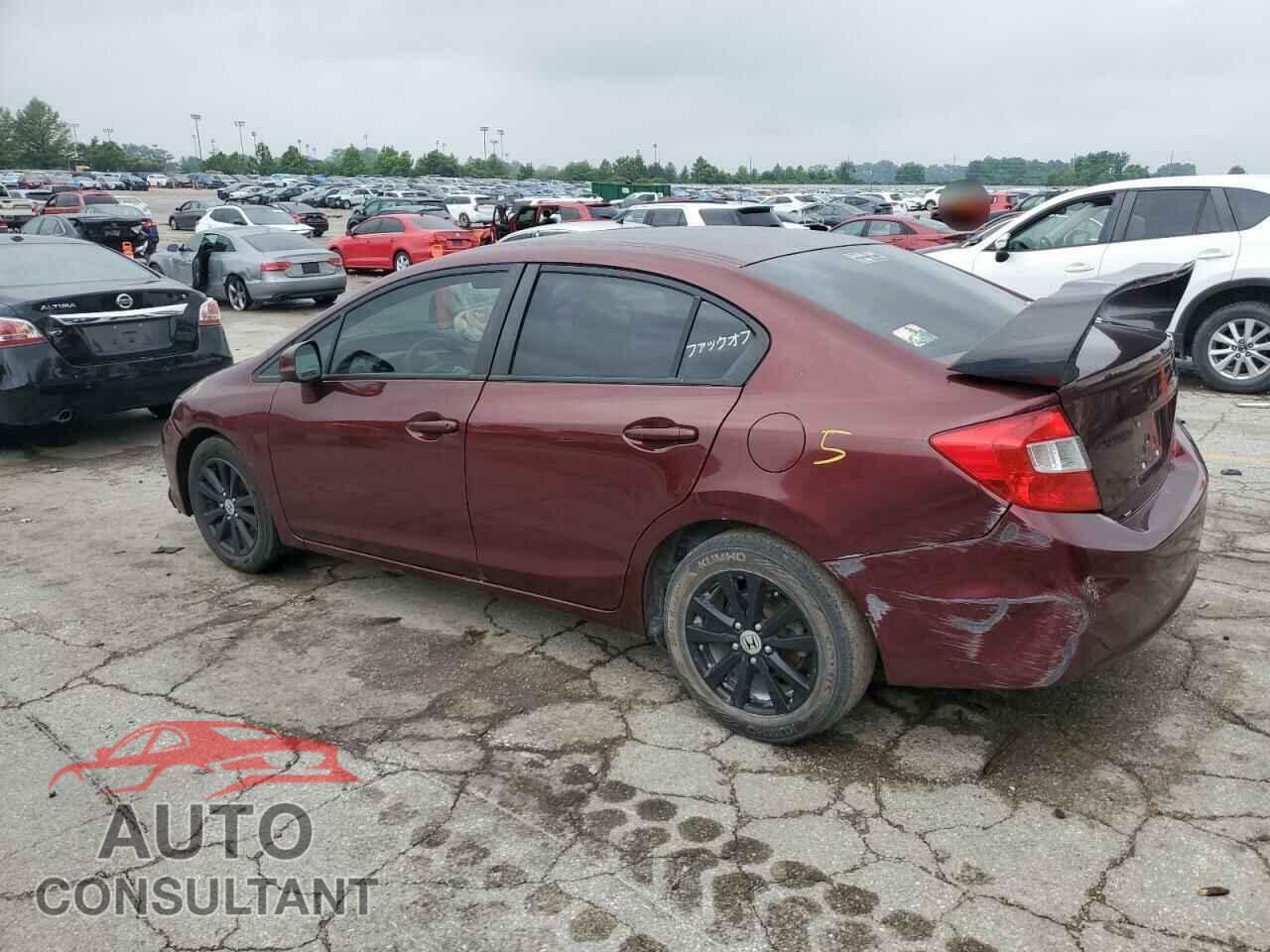 HONDA CIVIC 2012 - JHMFB2F89CS006111