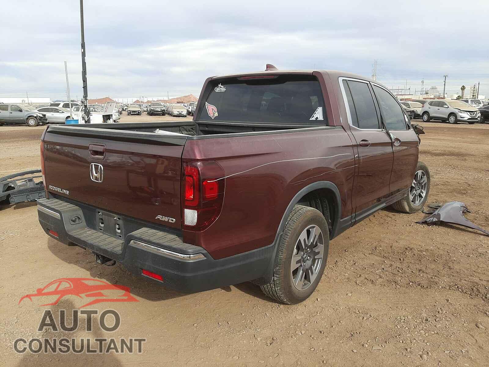 HONDA RIDGELINE 2017 - 5FPYK3F58HB030868