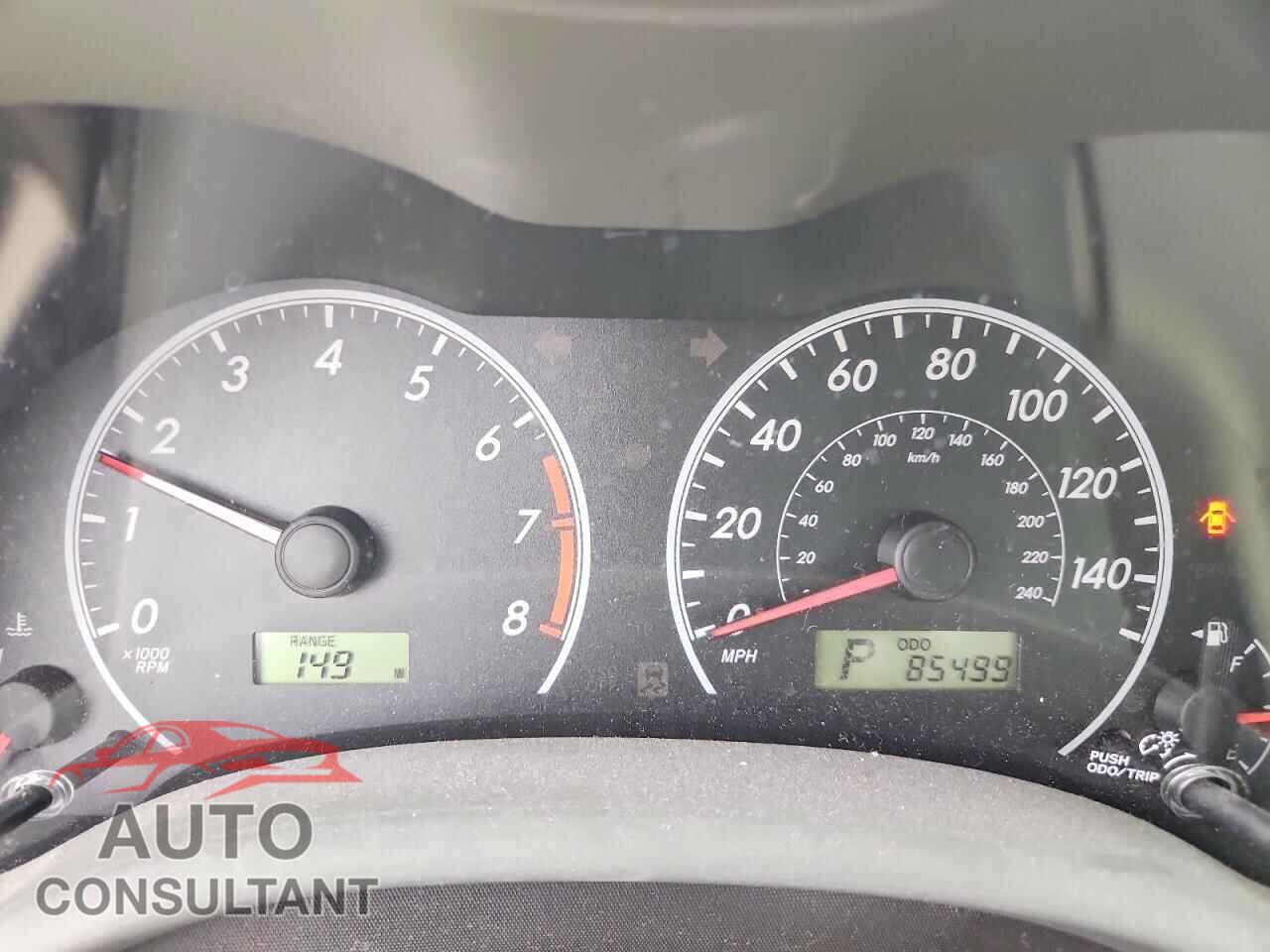 TOYOTA COROLLA 2010 - 2T1BU4EEXAC377788