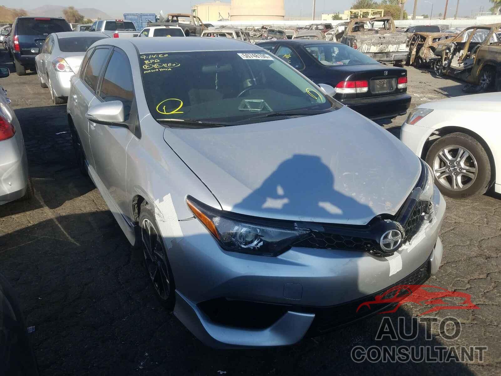 TOYOTA SCION 2016 - JTNKARJE5GJ513409