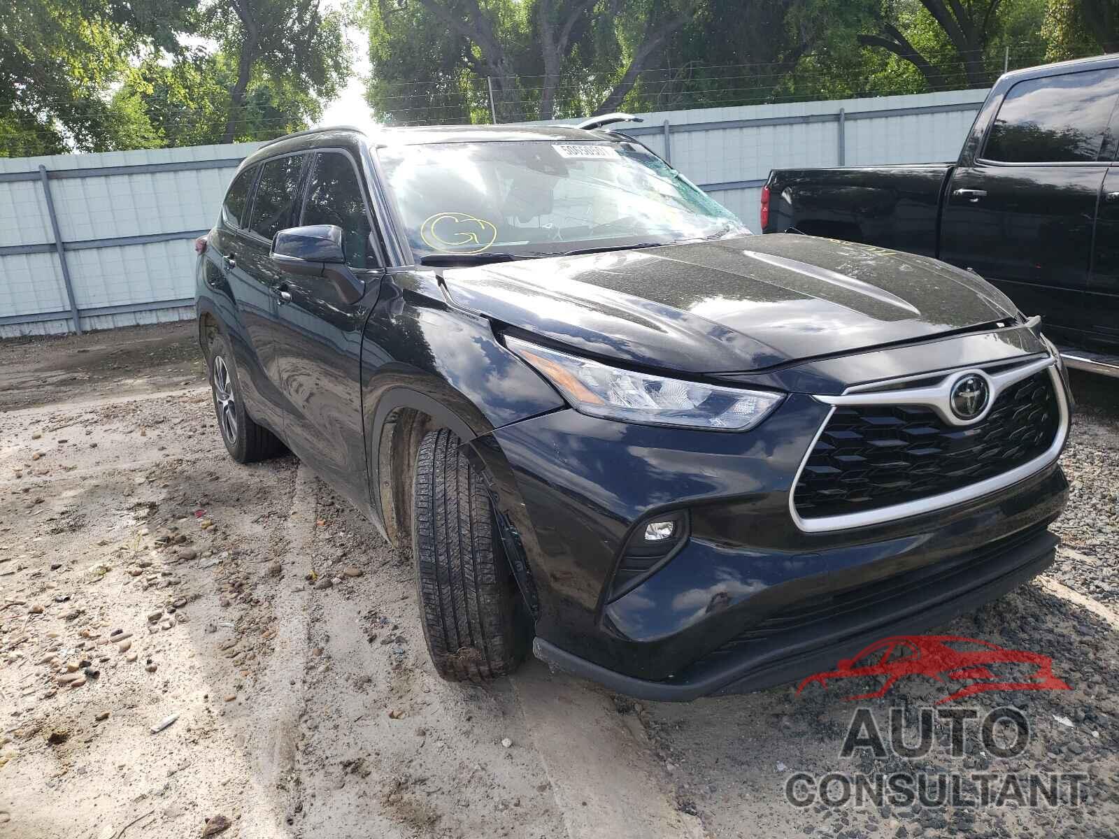 TOYOTA HIGHLANDER 2020 - 5TDGZRAH1LS502708