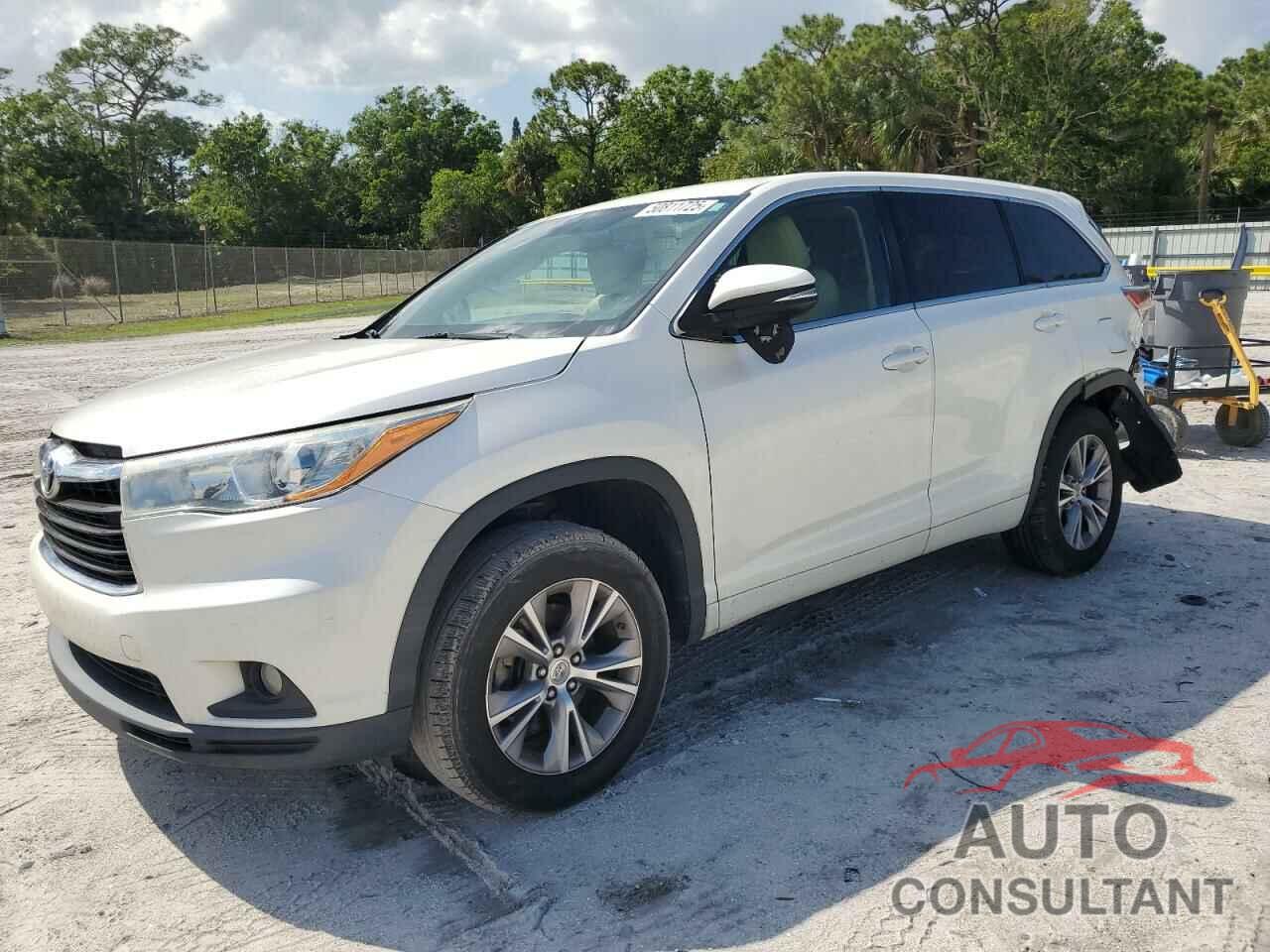 TOYOTA HIGHLANDER 2015 - 5TDZKRFH7FS042464