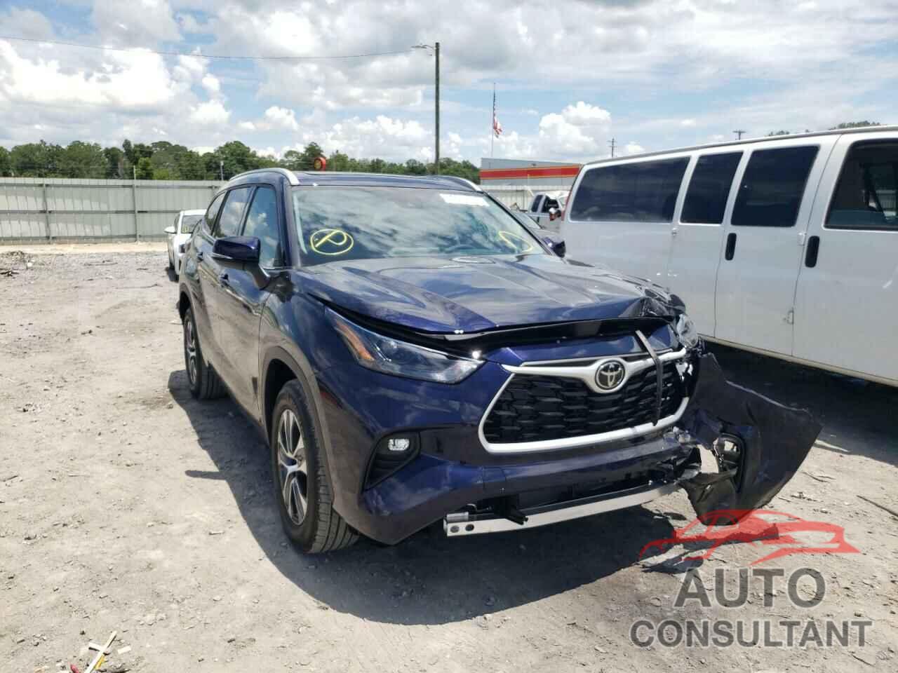 TOYOTA HIGHLANDER 2022 - 5TDGZRAH9NS125838