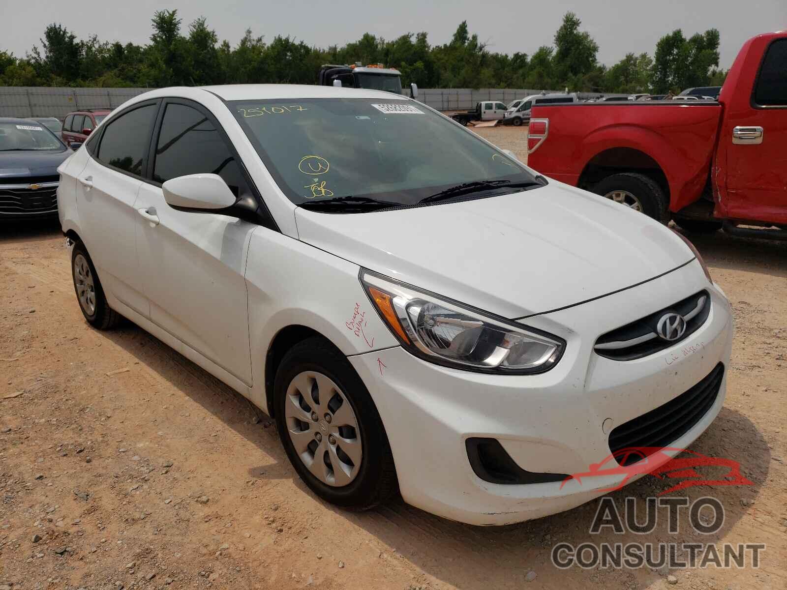 HYUNDAI ACCENT 2017 - KMHCT4AE1HU251017