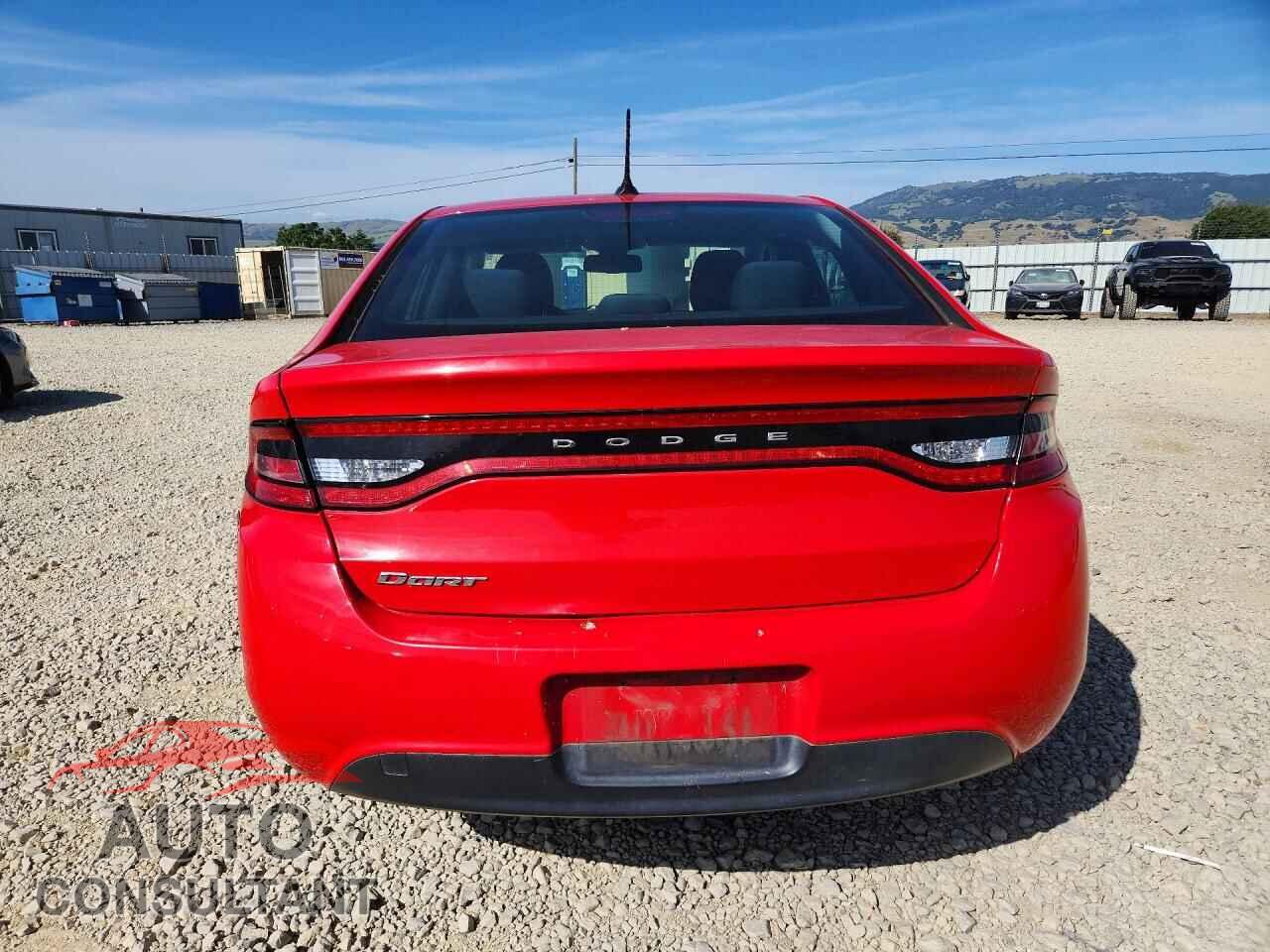 DODGE DART 2016 - 1C3CDFAA7GD752457