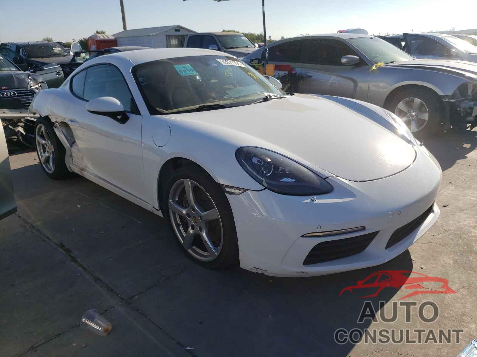 PORSCHE CAYMAN 2017 - WP0AA2A88HS270272