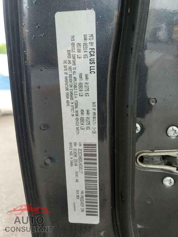 DODGE CHARGER 2018 - 2C3CDXBG9JH232117