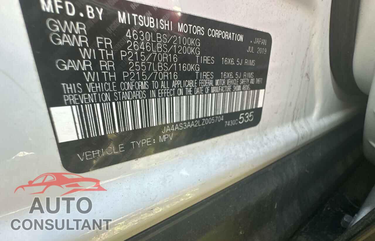 MITSUBISHI ECLIPSE 2020 - JA4AS3AA2LZ005704