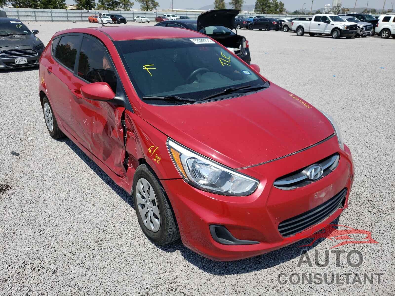 HYUNDAI ACCENT 2017 - KMHCT5AE1HU301503
