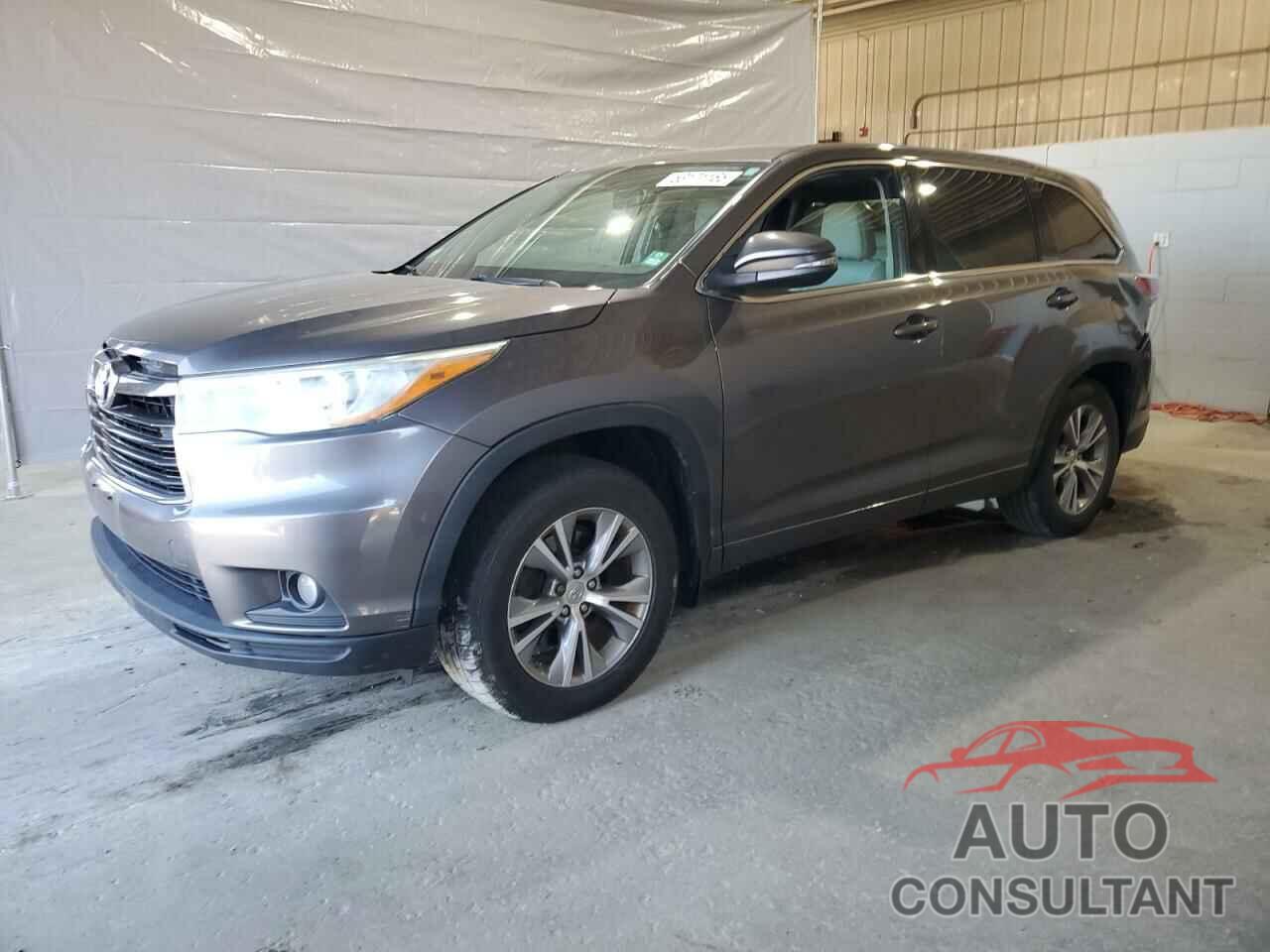 TOYOTA HIGHLANDER 2015 - 5TDBKRFH5FS087680