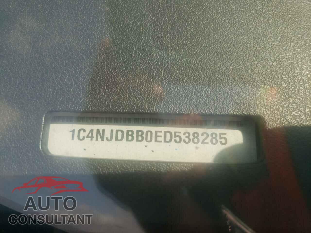 JEEP COMPASS 2014 - 1C4NJDBB0ED538285