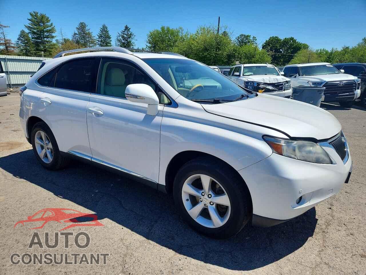 LEXUS RX350 2012 - 2T2BK1BAXCC153697