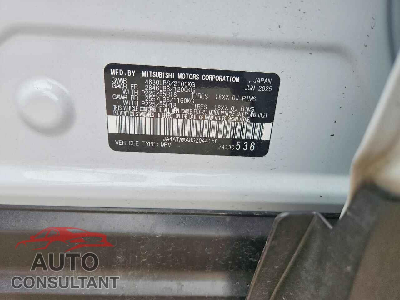 MITSUBISHI ECLIPSE 2025 - JA4ATWAA8SZ044150
