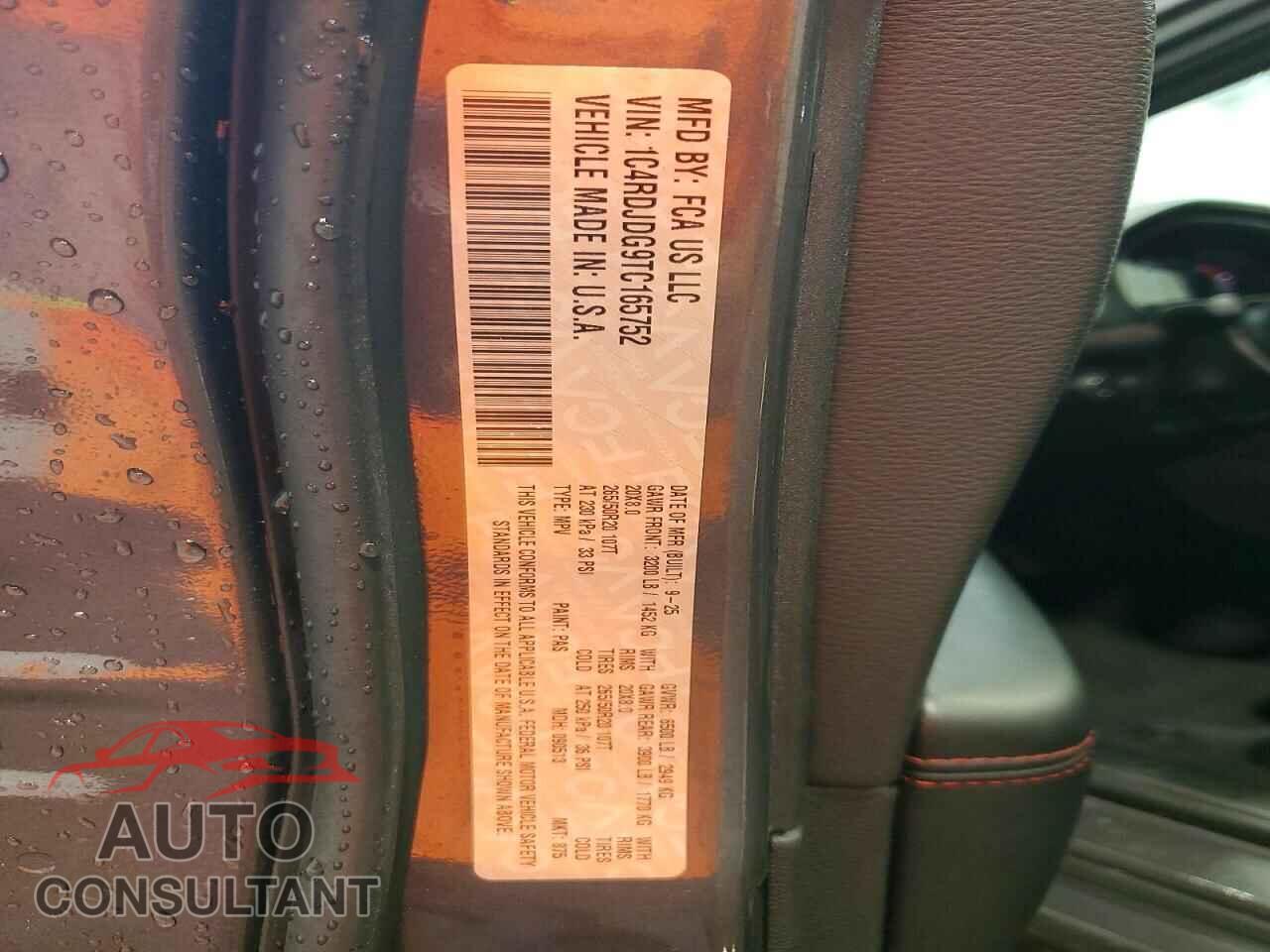 DODGE DURANGO 2026 - 1C4RDJDG9TC165752