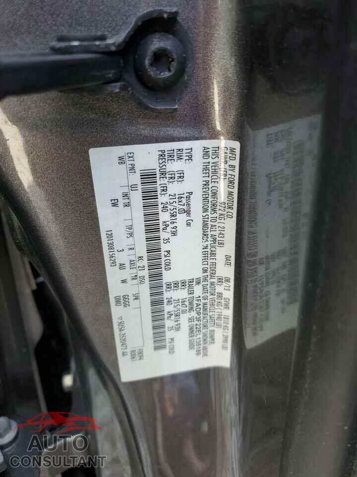 FORD FOCUS 2014 - 1FADP3F22EL135189