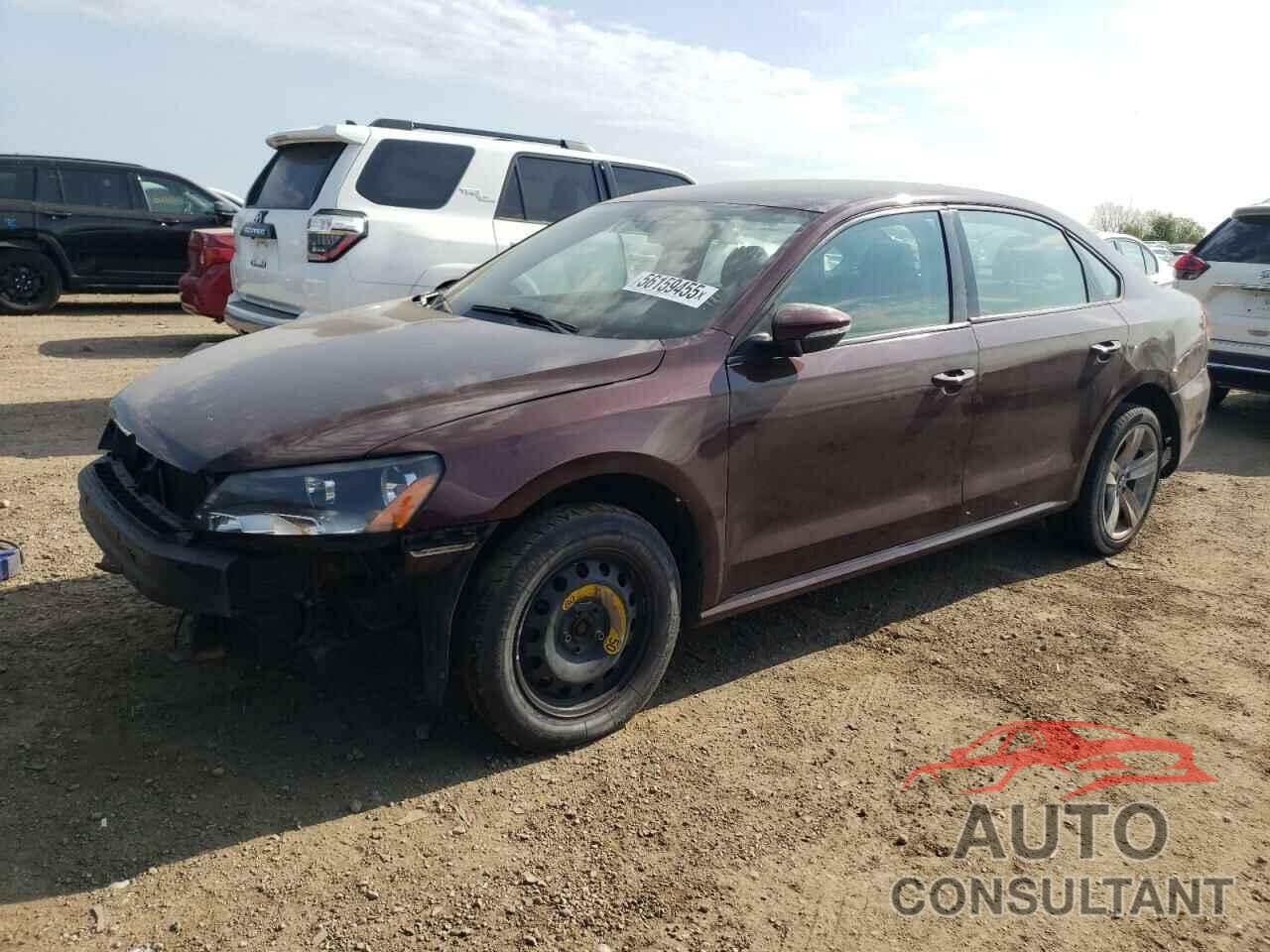 VOLKSWAGEN PASSAT 2012 - 1VWAP7A30CC042976