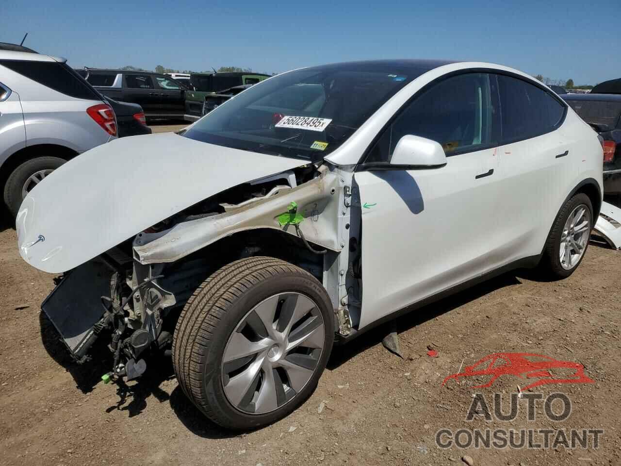 TESLA MODEL Y 2021 - 5YJYGDEE1MF131536