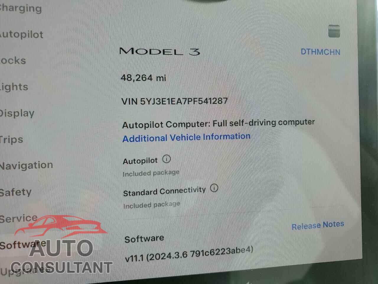 TESLA MODEL 3 2023 - 5YJ3E1EA7PF541287