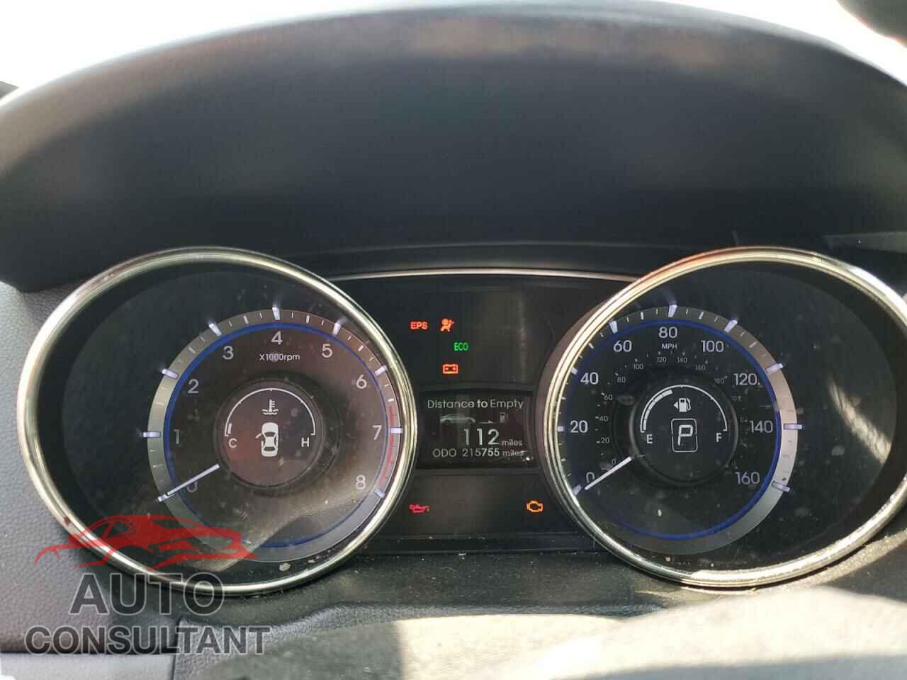 HYUNDAI SONATA 2012 - 5NPEC4AC1CH340777
