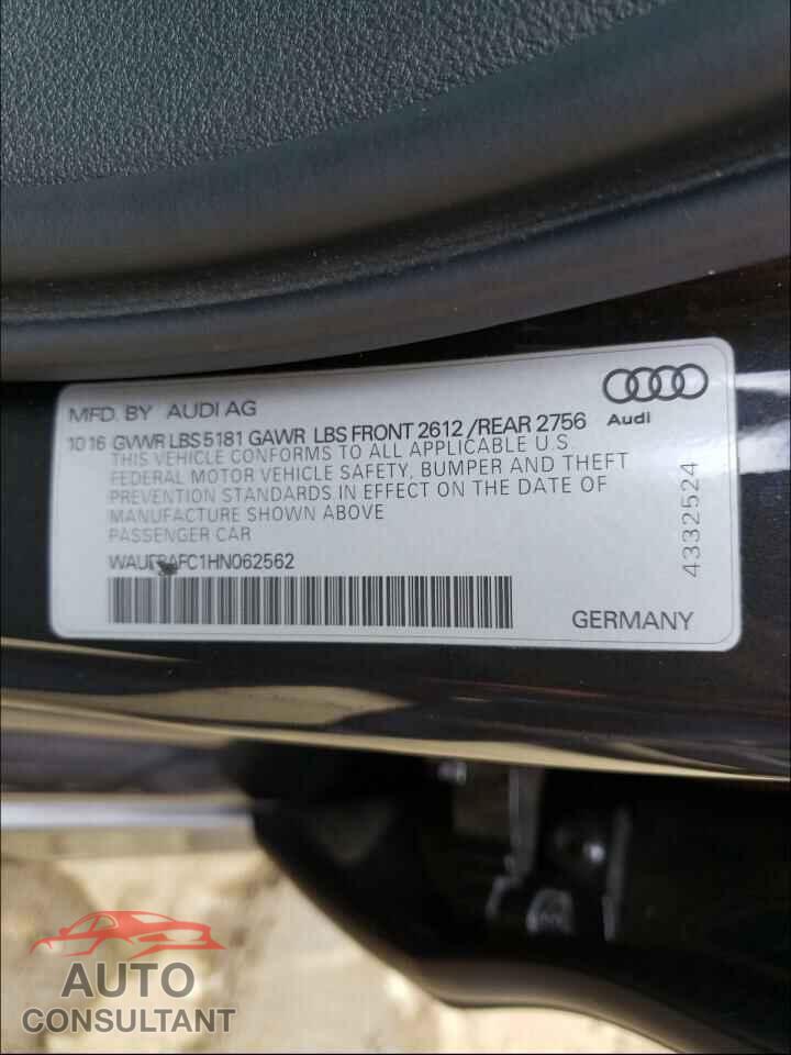 AUDI A6 2017 - WAUF8AFC1HN062562