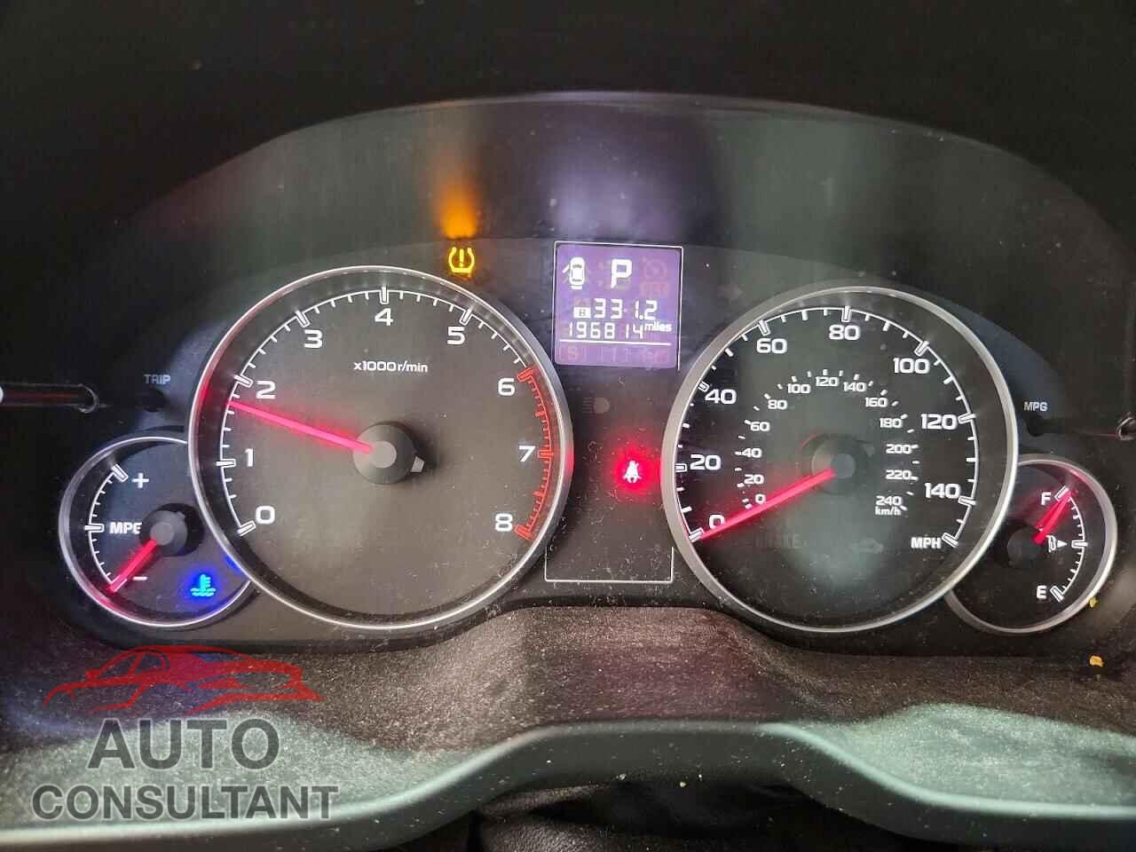 SUBARU OUTBACK 2013 - 4S4BRBGC6D3207955
