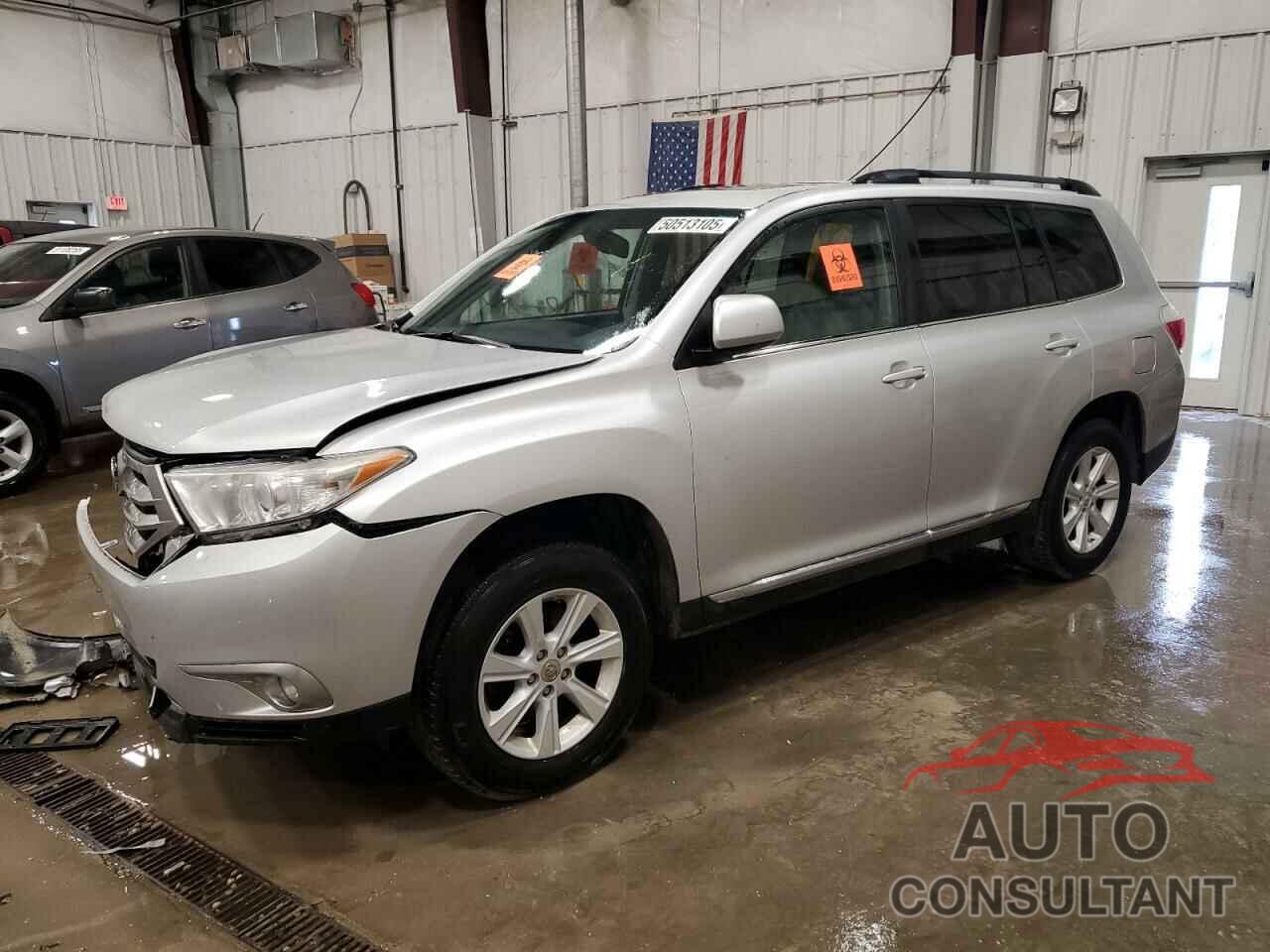 TOYOTA HIGHLANDER 2012 - 5TDBK3EH9CS142481