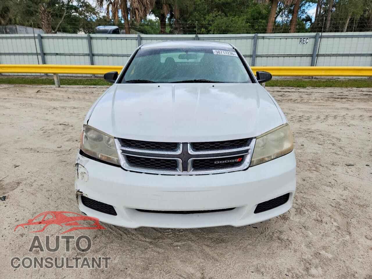 DODGE AVENGER 2013 - 1C3CDZAB8DN708595