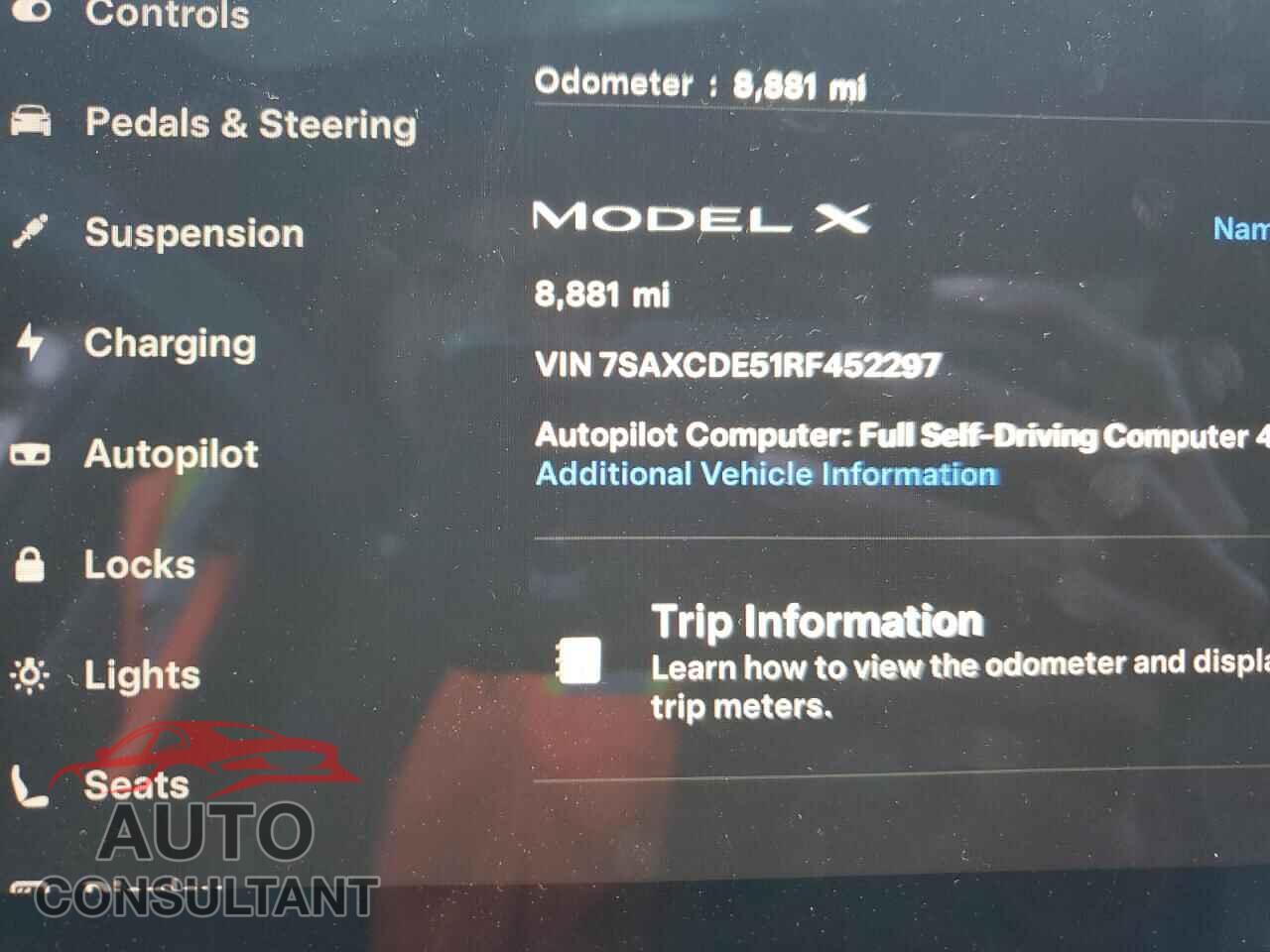 TESLA MODEL X 2024 - 7SAXCDE51RF452297