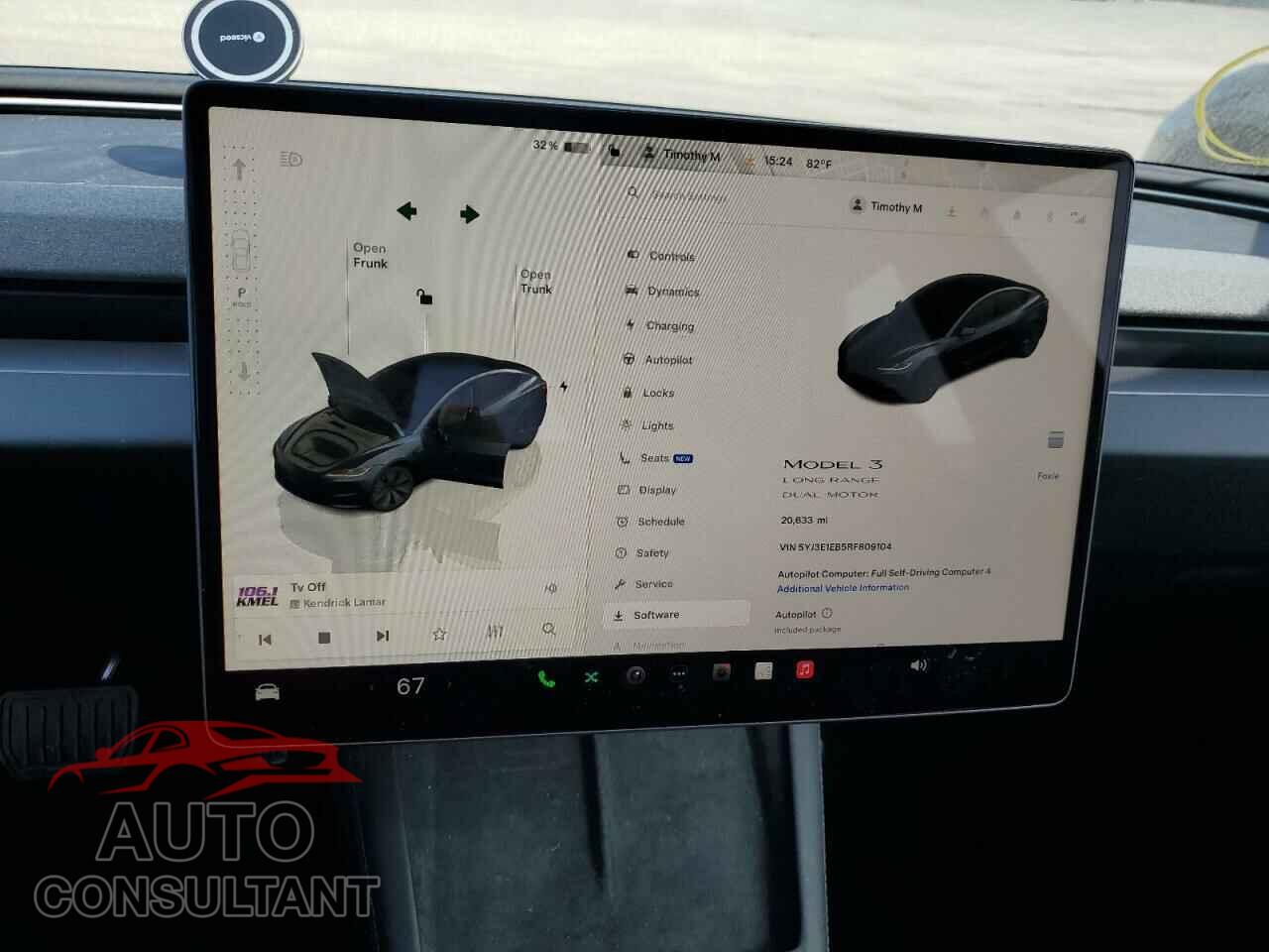 TESLA MODEL 3 2024 - 5YJ3E1EB5RF809104