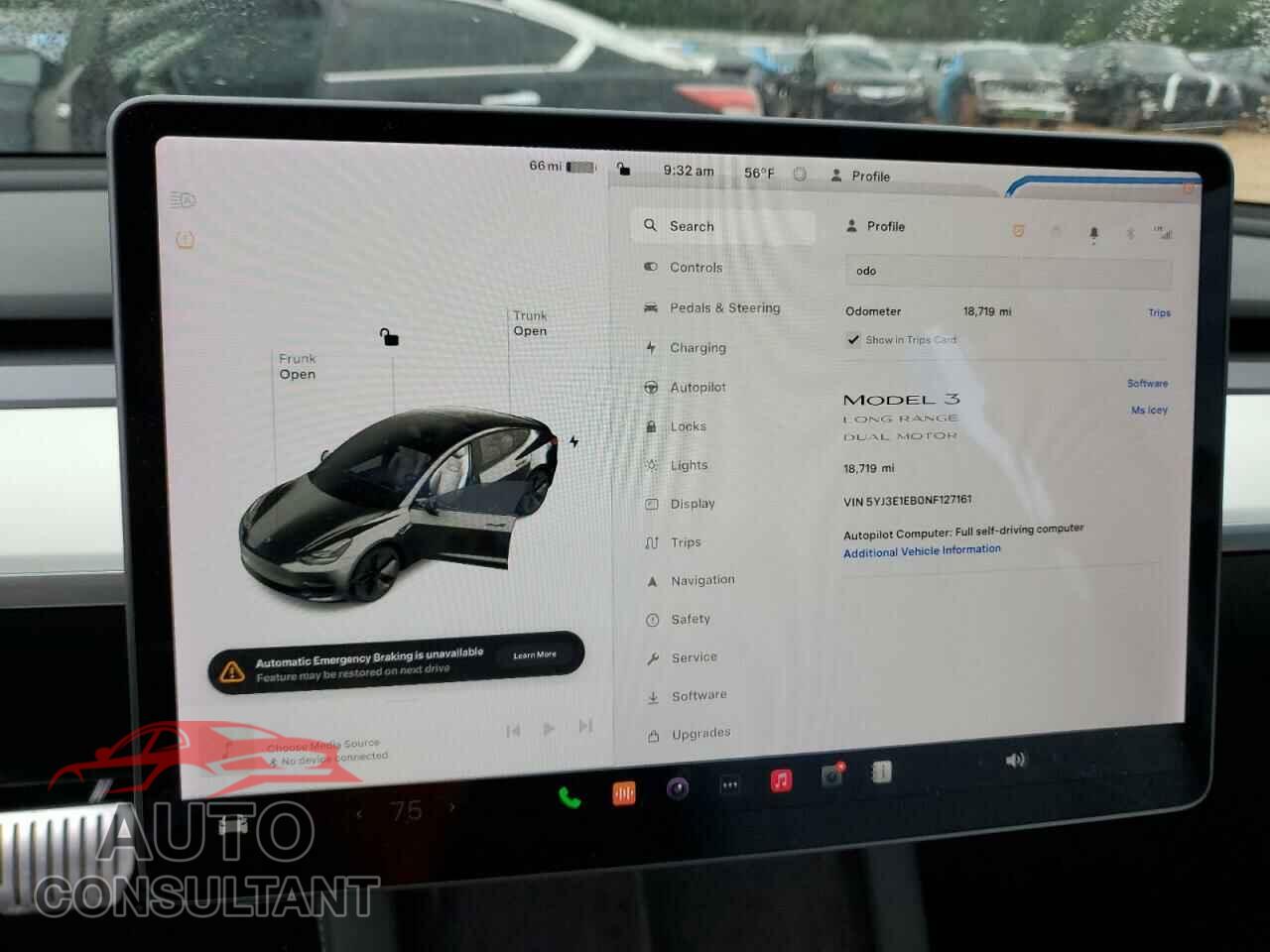 TESLA MODEL 3 2022 - 5YJ3E1EB0NF127161