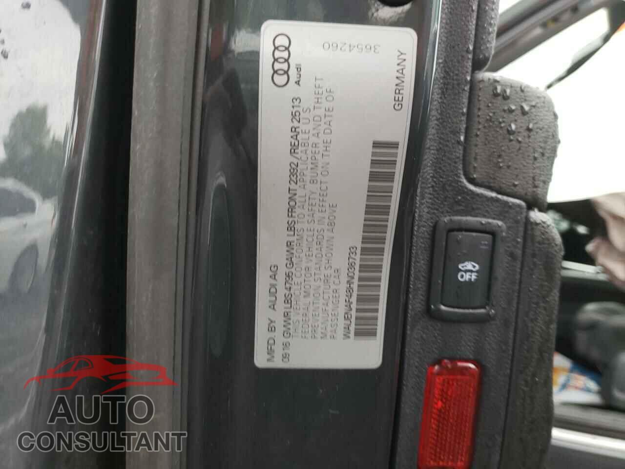 AUDI A4 2017 - WAUENAF48HN036733