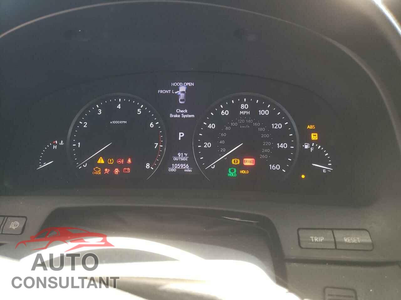 LEXUS LS460 2013 - JTHBL5EF3D5116102
