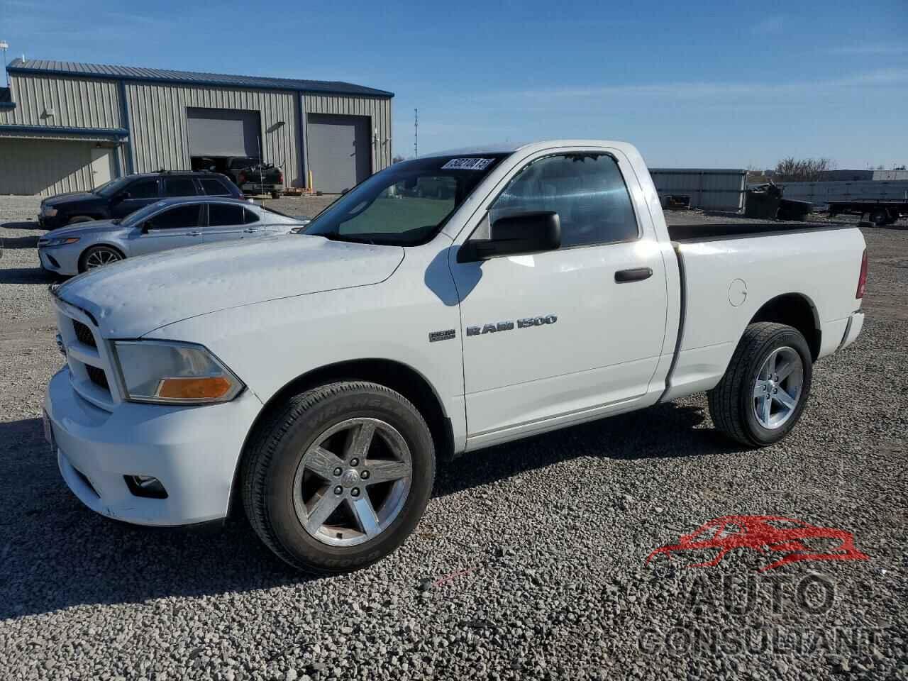 DODGE RAM 1500 2012 - 3C6JD7AT7CG118144