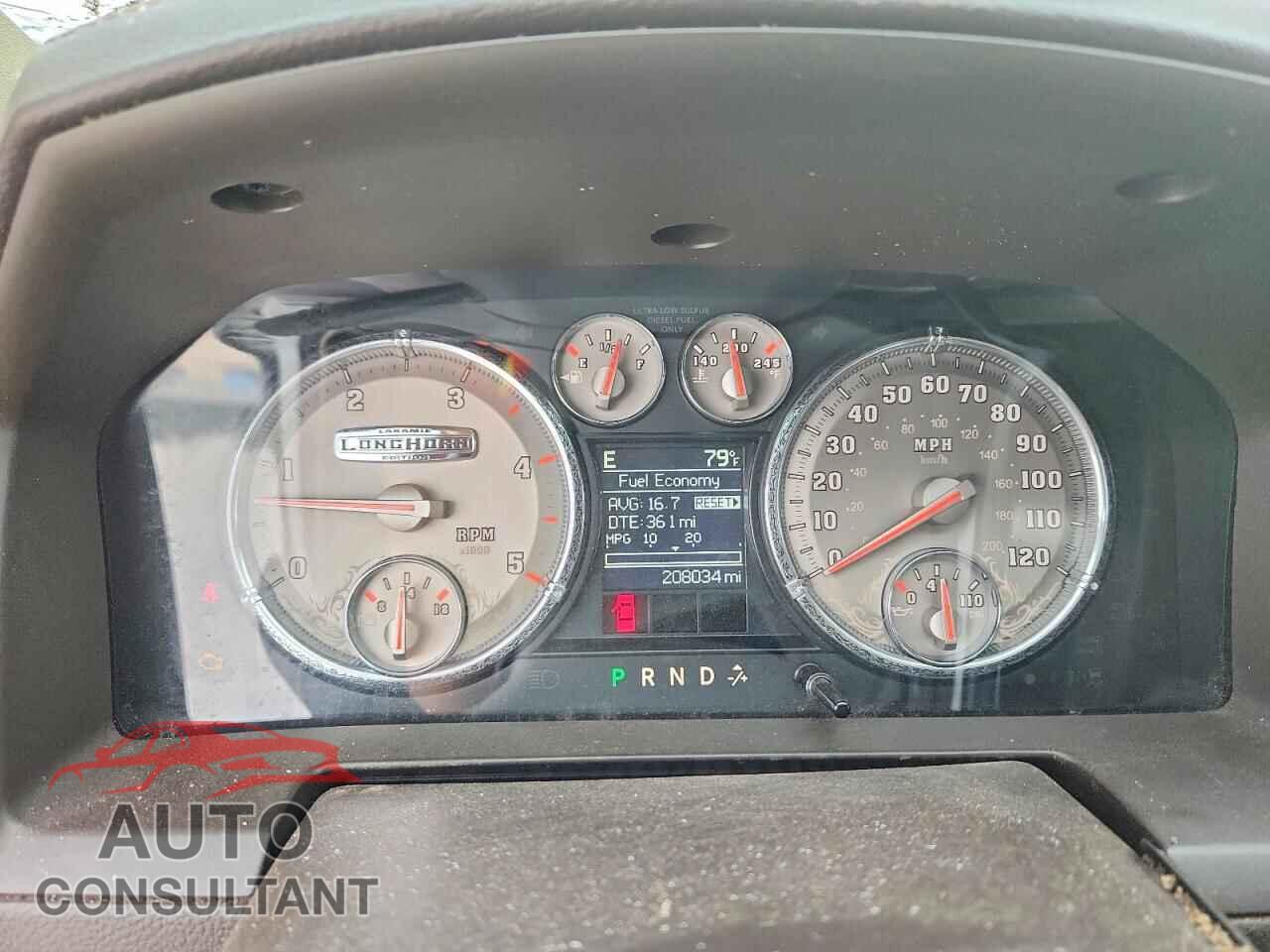 DODGE RAM 2500 2012 - 3C6UD5PL9CG301845