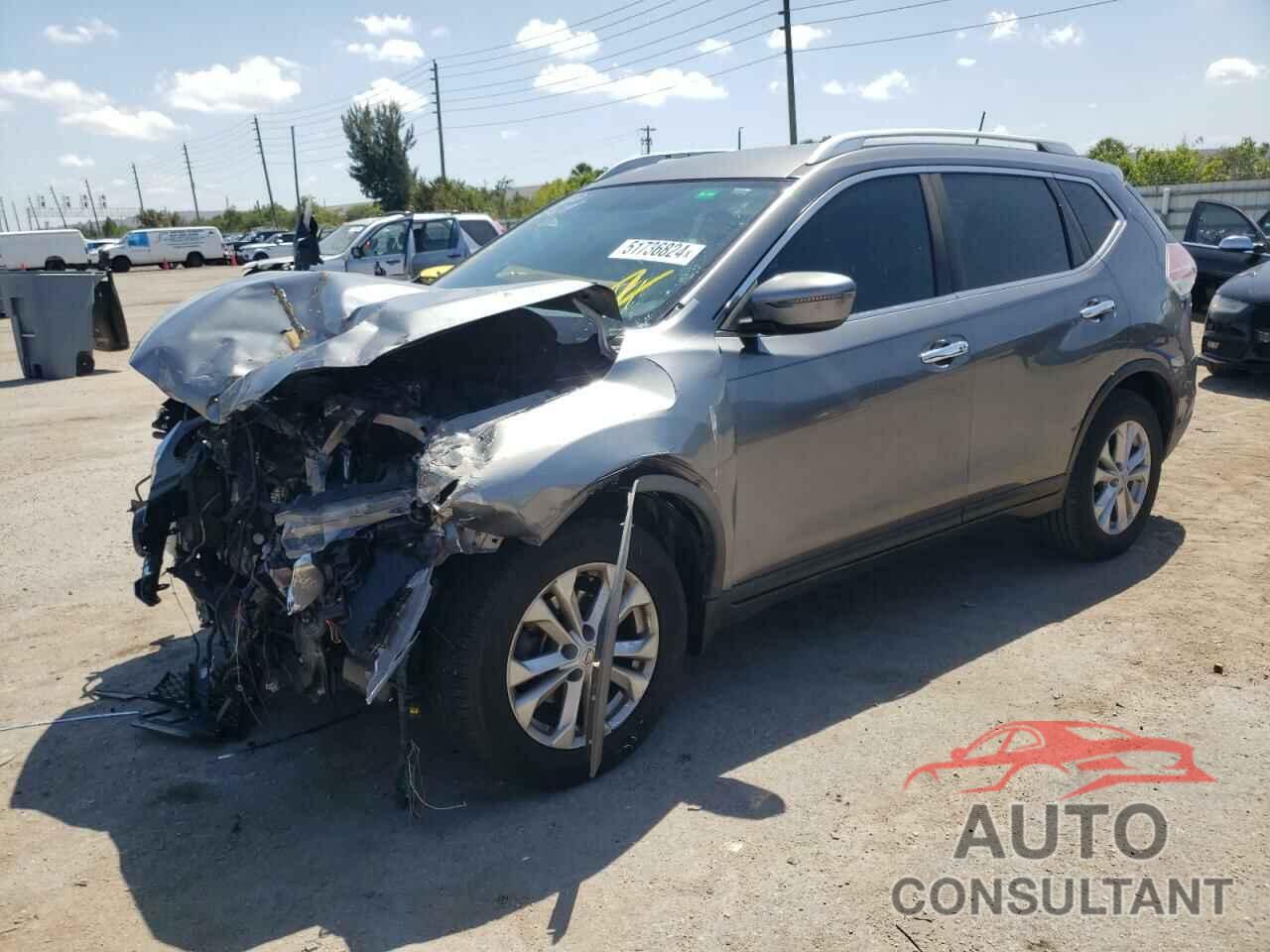 NISSAN ROGUE 2016 - KNMAT2MT7GP682422