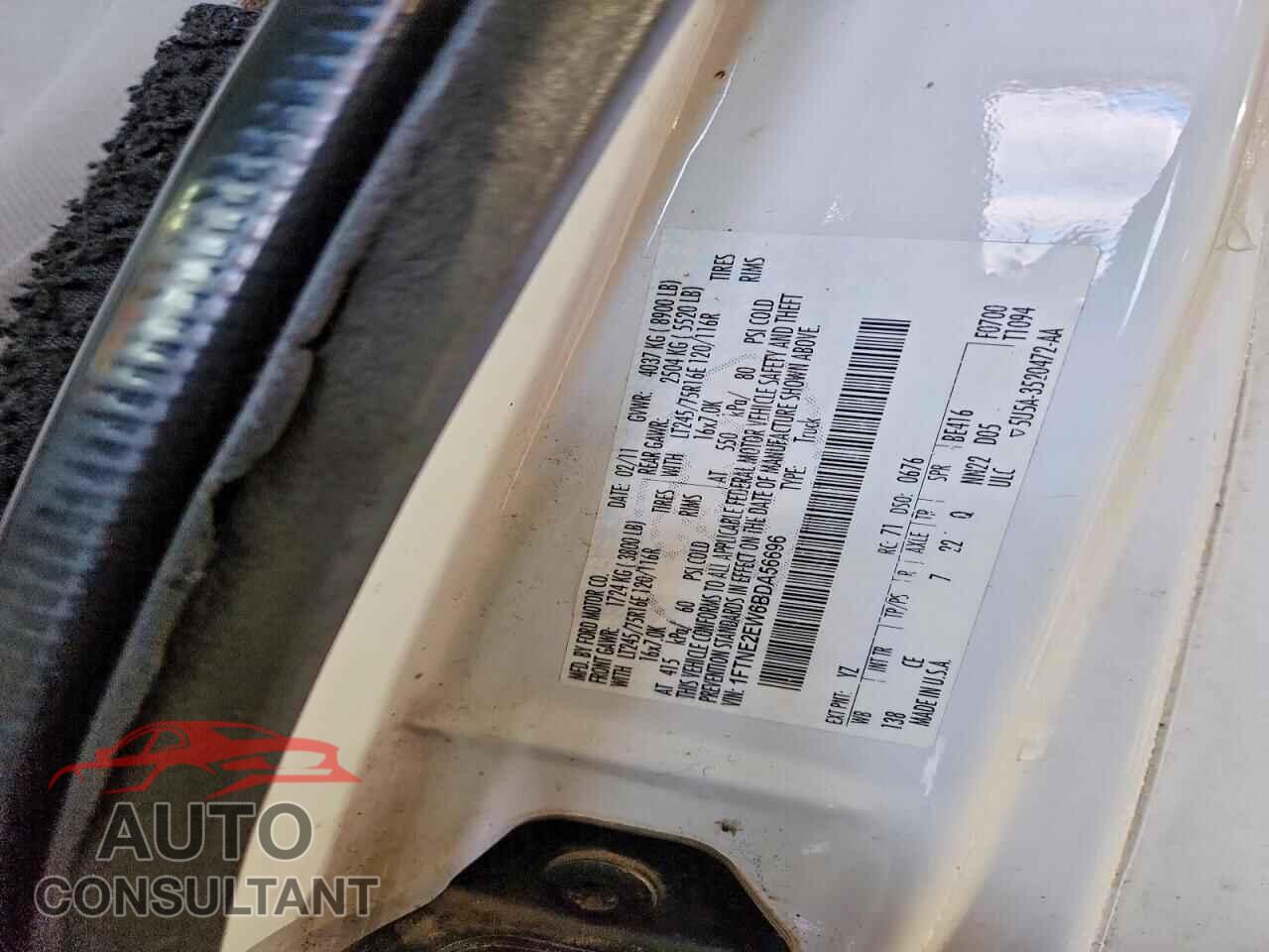 FORD ECONOLINE 2011 - 1FTNE2EW6BDA56696