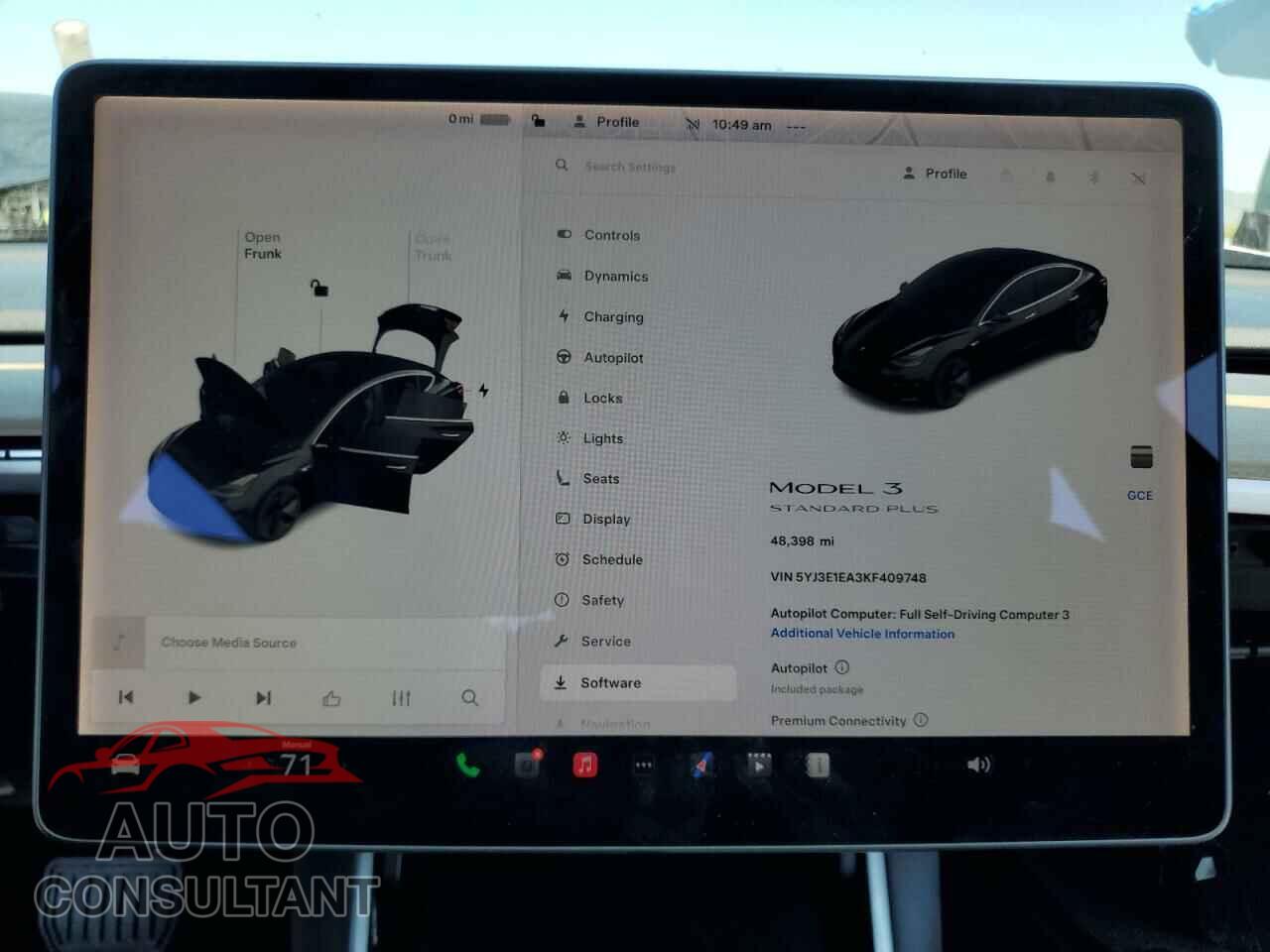 TESLA MODEL 3 2019 - 5YJ3E1EA3KF409748
