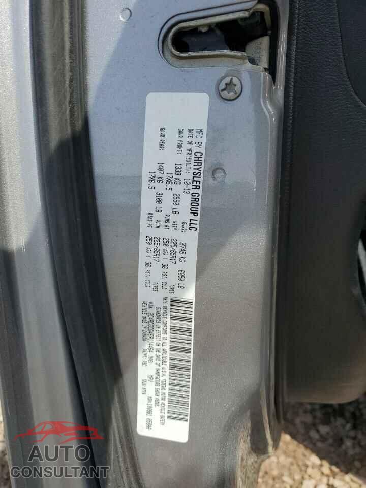 DODGE CARAVAN 2014 - 2C4RDGCG4ER114464