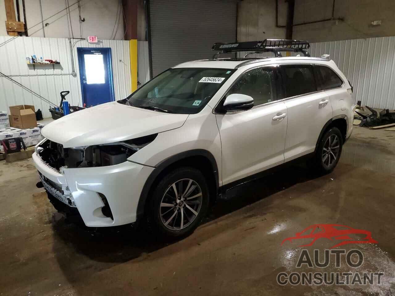 TOYOTA HIGHLANDER 2019 - 5TDJZRFH8KS593246