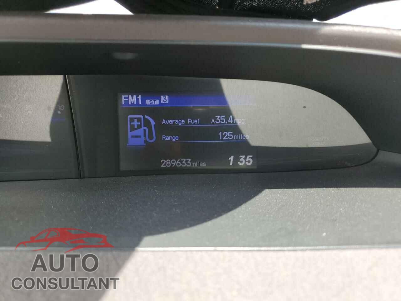 HONDA CIVIC 2012 - 19XFB2F53CE011945